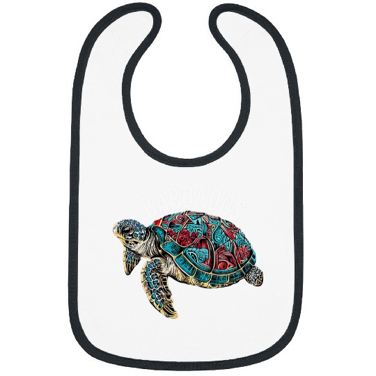 Turtle Pet Barbados Tribal Turtle Bibs