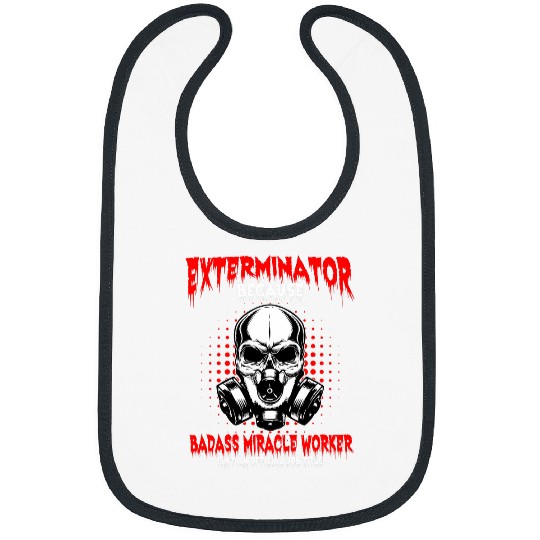 Exterminator Eradicator Terminator Practitioner Pest Control 2 Bibs