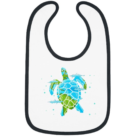 Turtle Pet Earth Day Save Earth Sea Turtle Save the Planet Bibs