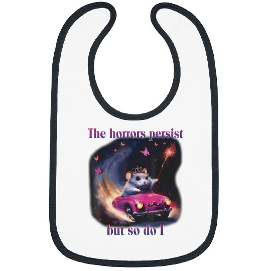 Hamster Pet The Horrors Persist But So Do I Hamster Meme Love Bibs