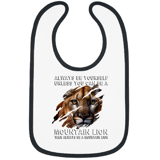 Lion Pet Claws Scratch Ripping Cougar Mountain Lion Lovers Bibs