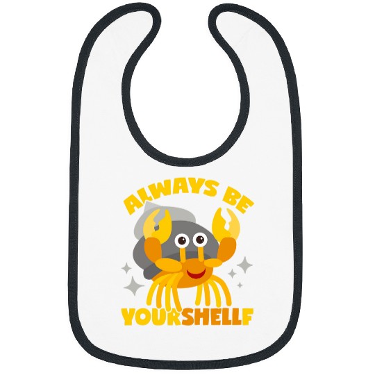 Hermit Crab Pun Bibs