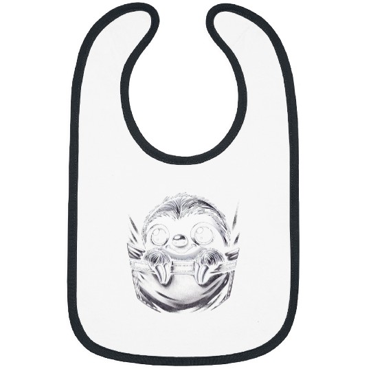 Sloth Pet Sleepy Sloth in Your Pocket Kawaii Baby Sloth Bibs