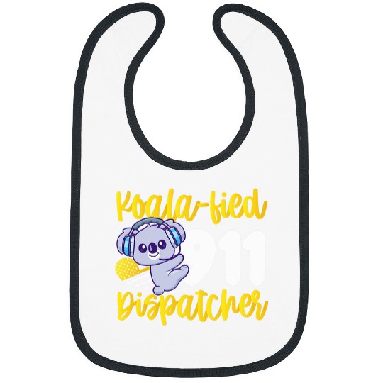 Koala Pet 911 Dispatcher Thin Gold Yellow Line Koala KoalaFied 002 Bibs