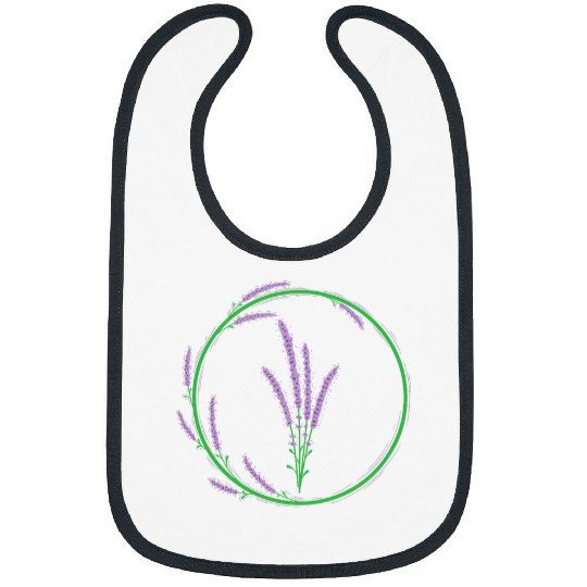 Lavender Circle Plant Garden Fragrance Bibs