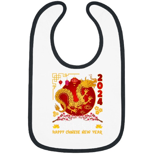 Dragon Pet Chinese New Year Year of the Dragon Happy New Year 22 Bibs