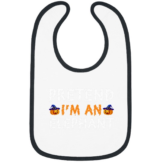 Discover Elephant Pet Pretend I m an Elephant Funny Lazy Halloween Costume Bibs