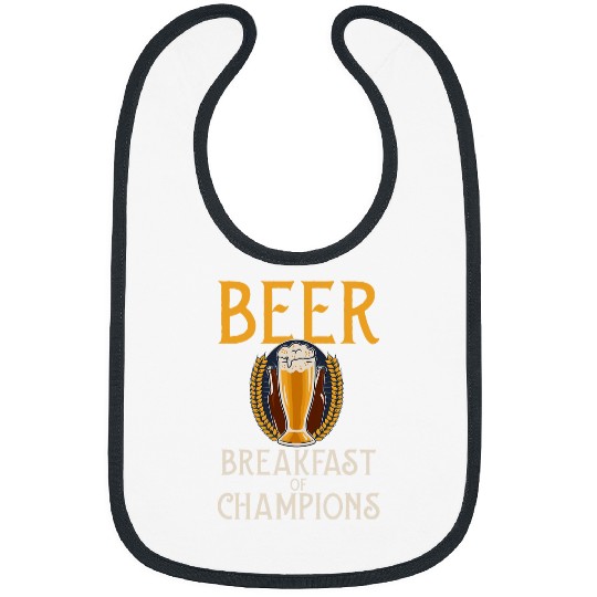 Beer Fun Beer Breakfast of Champions 2 Bibs