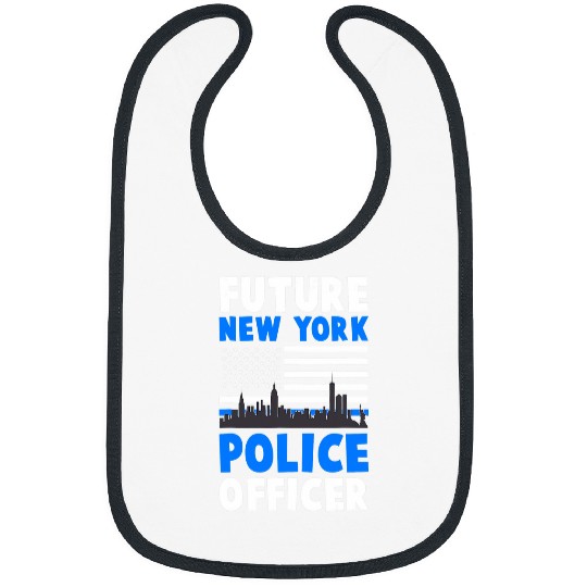 Future New York Police Officer Law Enforcement Family Bibs