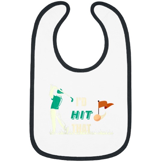 Id Hit That Birdie Bogey Eagle Par Beer Golf ART ON BACK Bibs
