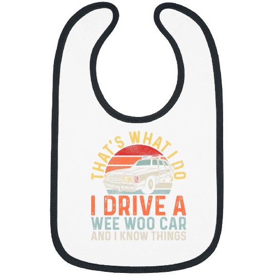 Police Job Retro Police Officer Gifts For Cop Law Enforcement Men Bibs