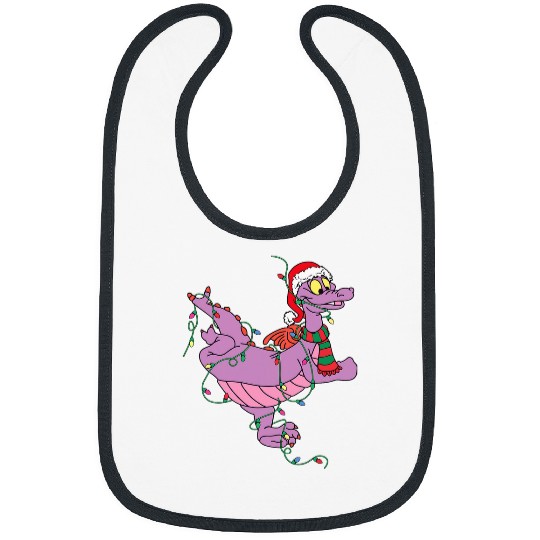Dragon Pet Figment Lights Christmas Santa Animal Women Men Bibs