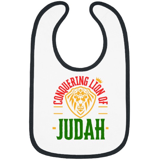 Lion Pet Conquering Lion of The Tribe Judah Yahweh Rastafarian Design Bibs
