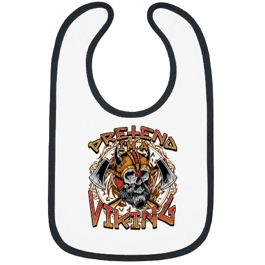 Norse Viking Mythology Design for Viking Warriors 17 Bibs