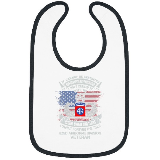 Own Forever The Title 82nd Airborne Division Flag American Bibs