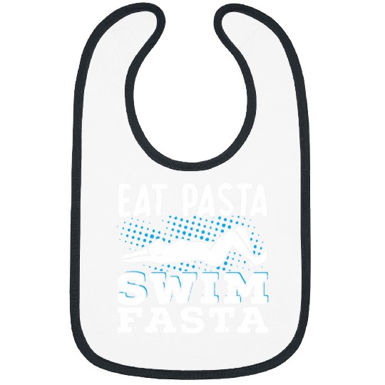 Discover Eat Pasta Swim Fasta Swimming Swimmer Swim Team Bibs