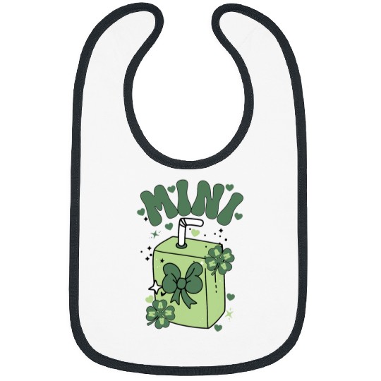 Coffee Fun Mama Mini Cute Coffee milk St Patricks Day Women Men Kids Bibs