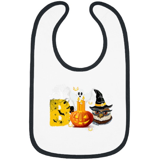 Discover Owl Pet Scary Boo Halloween Pumpkin With Owl Witch Hat Bibs