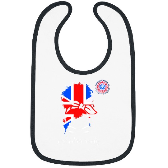 Bear Pet British Flag King Charles Coronation union jack Bibs