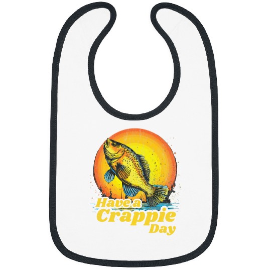 Crappie Fishing Have a Crappie Day vintages Crappie Bibs