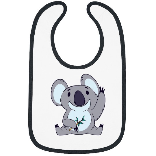 Koala Pet Australia Waving Aussie Koala Men Women Kids Bibs