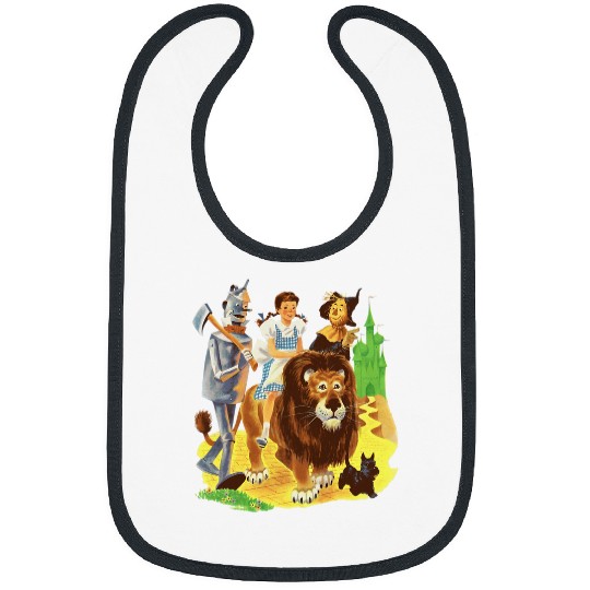 Lion Pet The Wizard of OZ Art Tin Man Lion Scarecrow Dorothy 1 Bibs