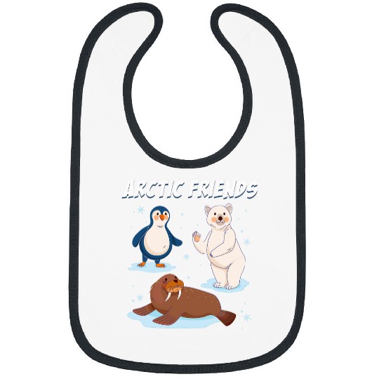 Bear Pet Penguins Polar Bears Seals Walrus Arctic Friends Animals Bibs