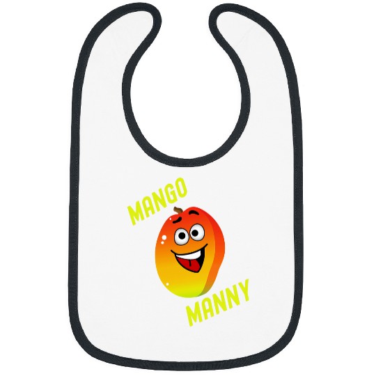 Funny Manny Mango Bibs