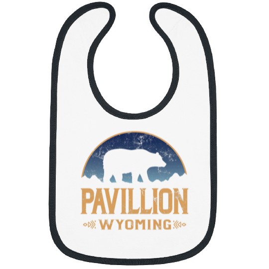 Bear Pet Pavillion Wyoming WY Bear Wildlife Mountains Bibs