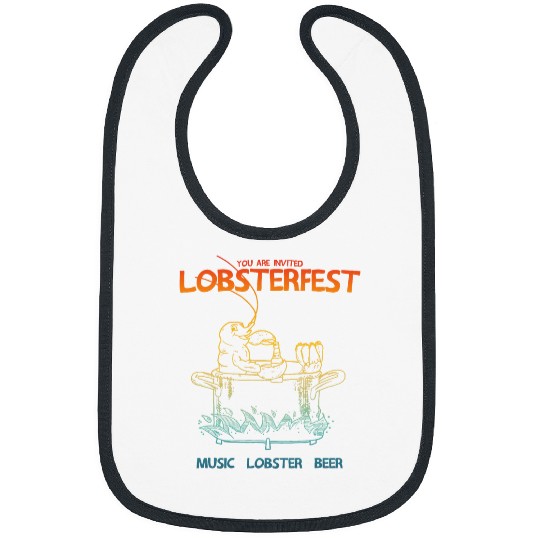 Beer Fun You Are Invited Lobsterfest Music Lobster Beer Apparel Bibs