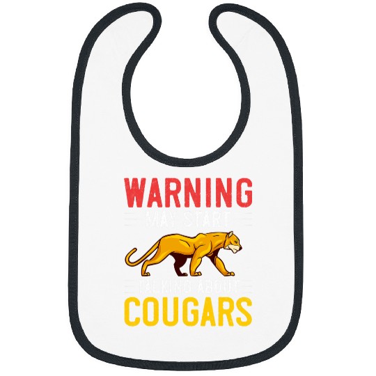 Lion Pet Cougar Mountain Lion Animal Cat Head Funny Cute Wildcat 7 8 Bibs