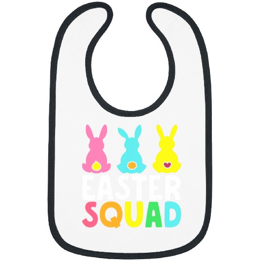 Easter Squad Family Matching Easter Day Bunny Egg Hunt Group Bibs