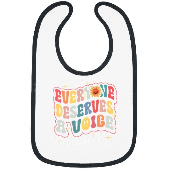 Speech Therapy Everyone Deserves A Voice SLP Student Month Bibs