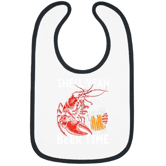 Beer Fun Cajun Crawfish Crayfish Boil Beer Drinking Beer Lover 7 Bibs