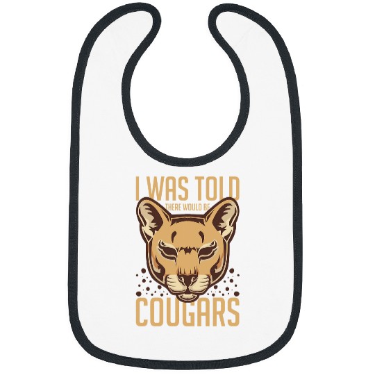 Lion Pet Cougar Mountain Lion Animal Cat Head Funny Cute Wildcat 6 Bibs