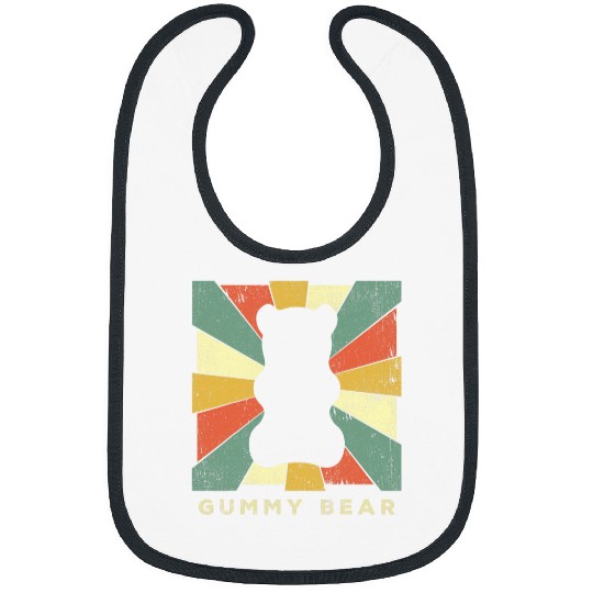 Bear Pet Gummy Bear Retro Bibs