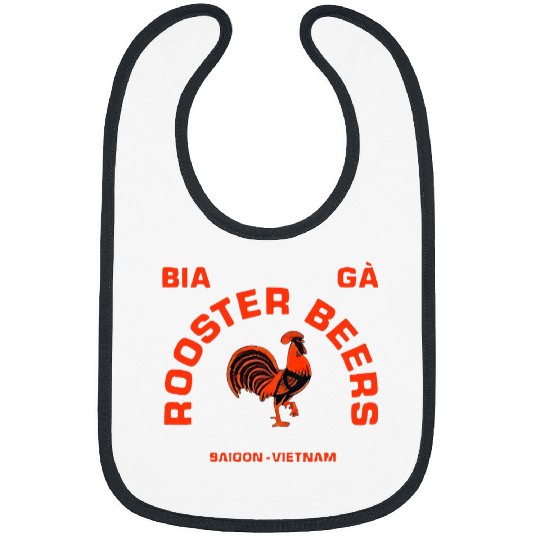 Beer Fun Beer Chicken Funny Rooster Saigon Vietnam Bibs
