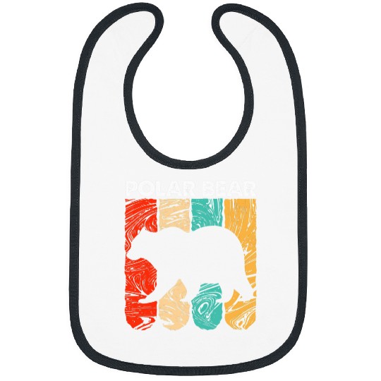 Bear Pet Retro Polar Bear 11 Bibs