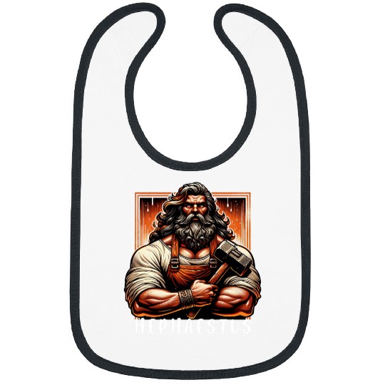 Blacksmith Job Hephaestus Greek God Blacksmith Ancient Greek Mythology Bibs