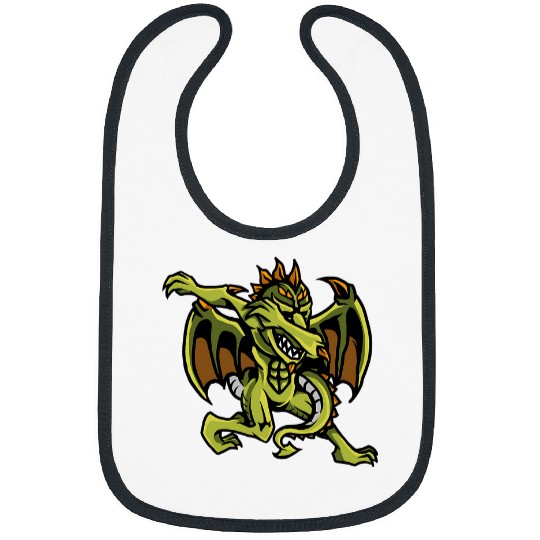 Dragon Pet Cool Dabbings Dragon Funny Draco Beast HipHop Dancer Gift 4 Bibs