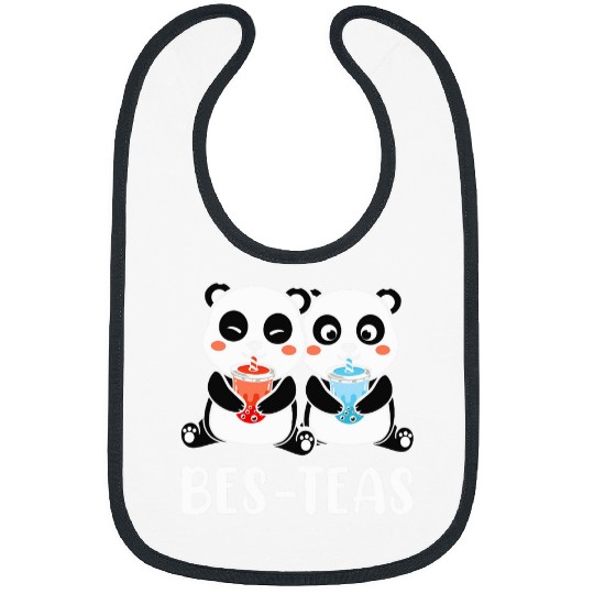 Panda Pet Kawaii Panda Bubble Tea Bes Teas bests Teas Boba Tea Lover Bibs