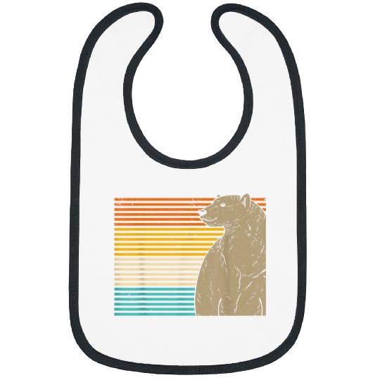 Bear Pet Retro Polar Bear 10 Bibs