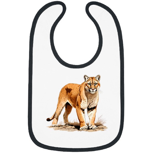 Lion Pet Mountain Lion Predatory Cat 1 Bibs