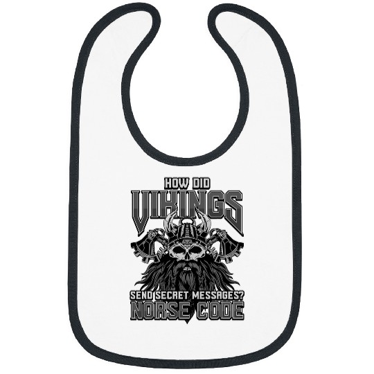Norse Viking Mythology Design for Viking Warriors 67 Bibs