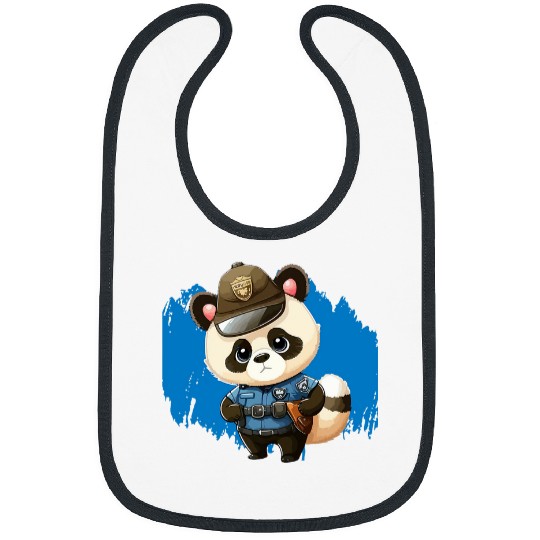 Military Police Officer Cop Sheriff Law Enforcement Panda Bibs