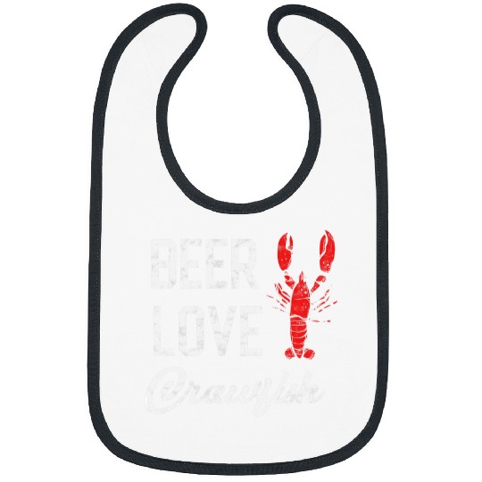 Beer Fun Cajun Crawfish Boil Party Beer Funny Mardi Gras Southern Bibs