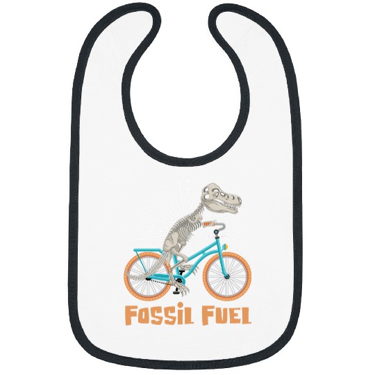 Discover Powered By Fossil Fuel Reptile Family Dinosaur Bibs