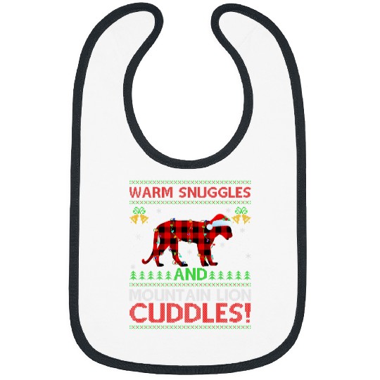 Lion Pet Warm Snuggles And Mountain Lion Cuddles Ugly Lion Christmas Bibs
