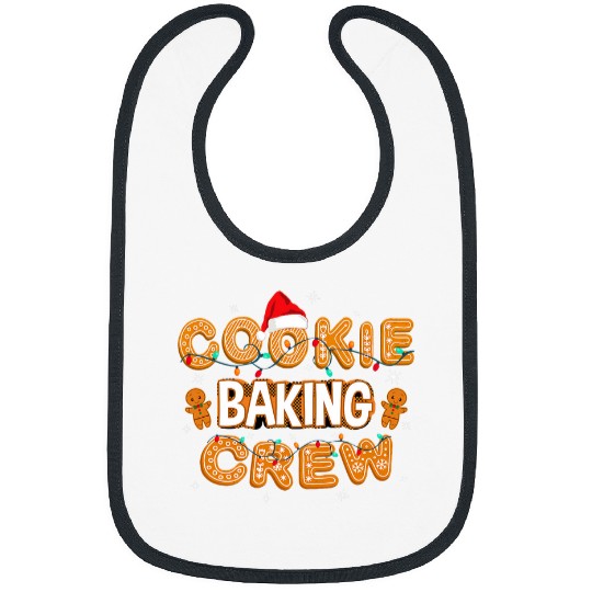 Christmas Cookie Baking Crew Gingerbread Bibs