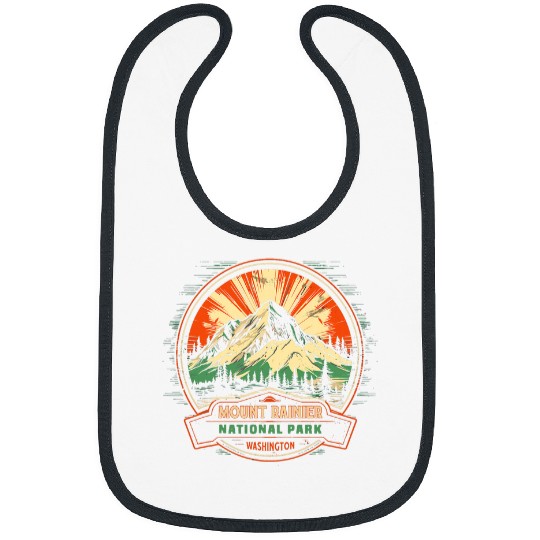 Mount Rainier National Park s Washington Mountain Retro Bibs